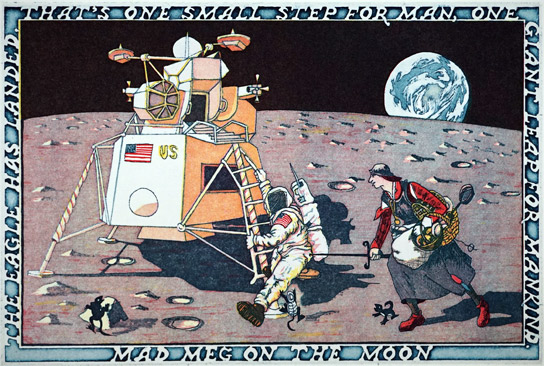 Mad Meg on the Moon